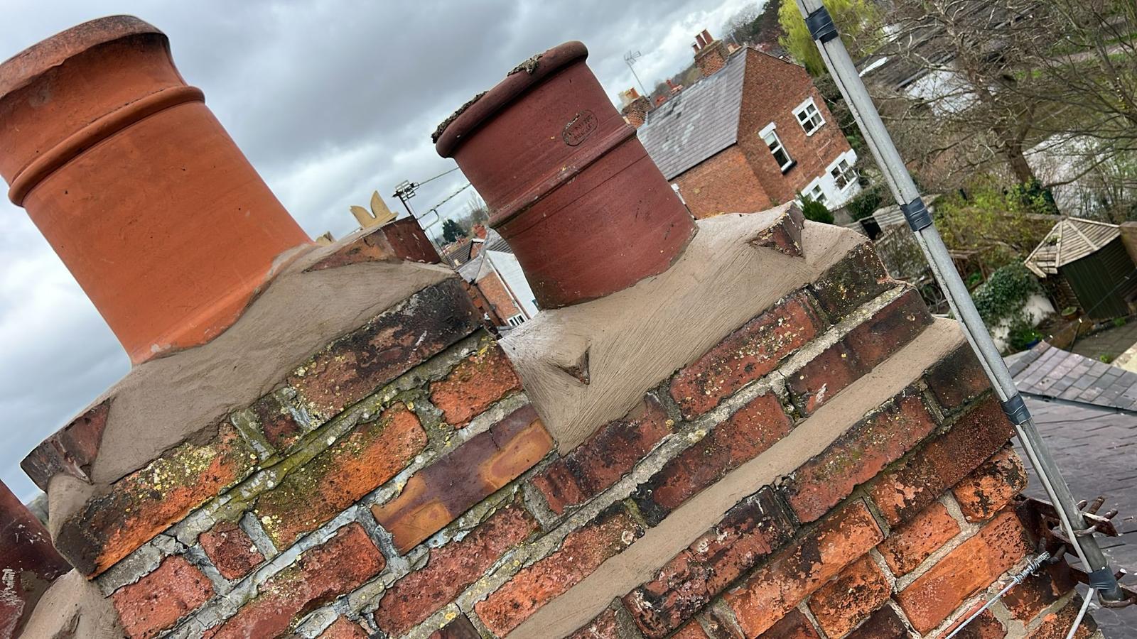 Completed roofing project